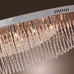 Moderní moderní křišťálový chromový kovový zapuštěný držák