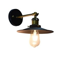 Paint Single Wall Iron Wall Lamp Němá černá lampa se světelným mečem na zdi