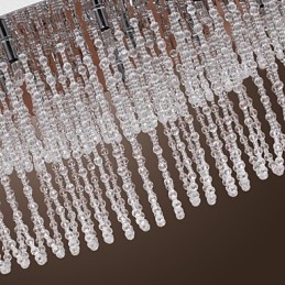Moderní moderní křišťálový chromový kovový zapuštěný držák
