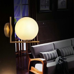 Rustic Lodge Country galvanicky pokovená funkce pro nástěnné svítidlo s okolním osvětlením v mini stylu