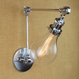 Country Retro galvanizovaná funkce pro světla s otočným ramenem na ochranu očí ve stylu mini