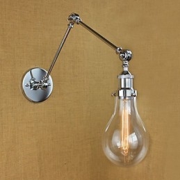 Country Retro galvanizovaná funkce pro světla s otočným ramenem na ochranu očí ve stylu mini