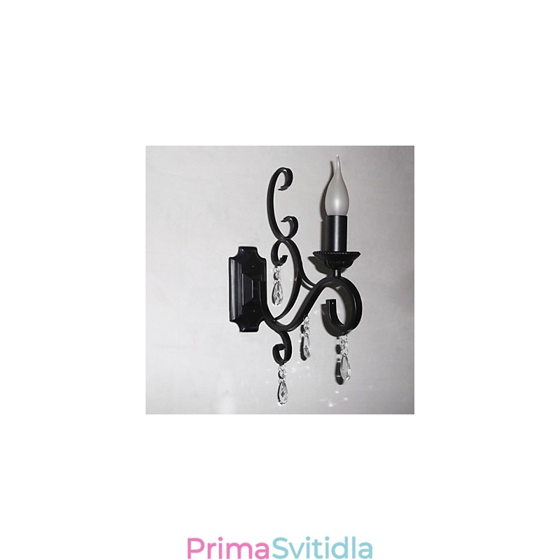 Křišťálová lampa se svíčkou Žehlička Kreativní osobnost Chodba Dekorace Schodiště Noční lampa Nástěnná lampa
