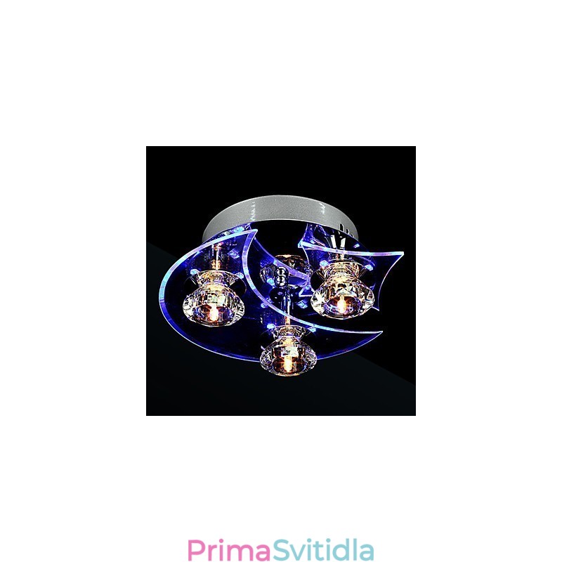 Lustr Modern Crystal Living 3 Lights