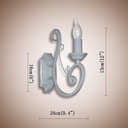 Svíčková lampa Noční lampa Nástěnná lampa Železná chodba Kreativní pastorační zrcadlová lampa