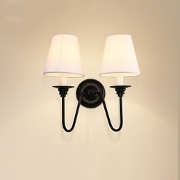Rustic Lodge Black Oxide Finish Funkce pro ochranu očí Nástěnné svítidlo s okolním světlem