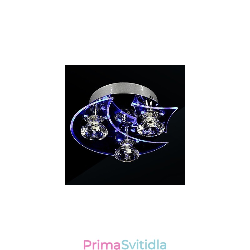 Lustr Modern Crystal Living 3 Lights