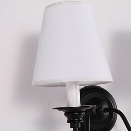 Rustic Lodge Black Oxide Finish Funkce pro ochranu očí Nástěnné svítidlo s okolním světlem