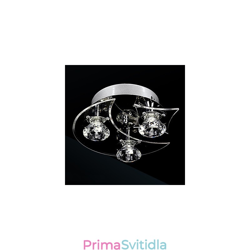 Lustr Modern Crystal Living 3 Lights