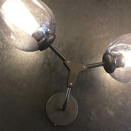 Rustikální Lodge Vintage Country Retro Malba pro nástěnné svítidlo s okolním osvětlením v mini stylu
