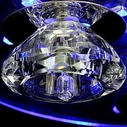 Lustr Modern Crystal Living 3 Lights