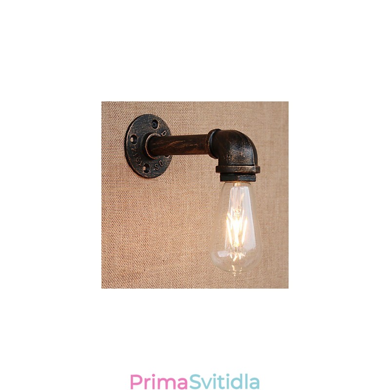 Funkce country retro malby pro nástěnné nástěnné svítidla s otočným ramenem ve stylu mini