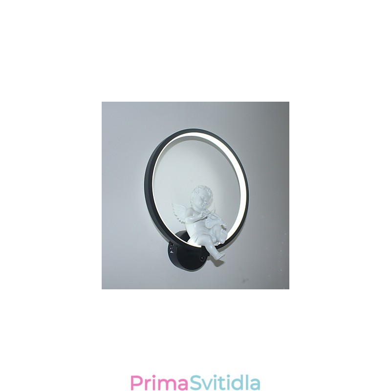 Nástěnná lampa Moderní kreativní osobnost Lampa Designer Angel Dekorační lampa Hliníková nástěnná lampa s integrovanou chodbou