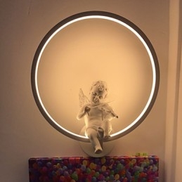 Nástěnná lampa Moderní kreativní osobnost Lampa Designer Angel Dekorační lampa Hliníková nástěnná lampa s integrovanou chodbou