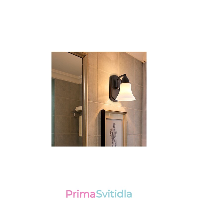 Rustic Lodge Black Oxide Finish Funkce pro ochranu očí Nástěnné svítidlo s okolním světlem