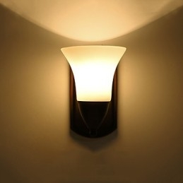 Rustic Lodge Black Oxide Finish Funkce pro ochranu očí Nástěnné svítidlo s okolním světlem