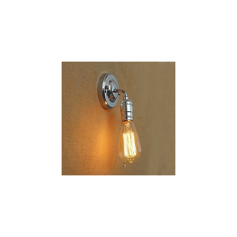 Retro Loft Edison nástěnná lampa Ložnice nástěnná svítidla pro domov Up Down Rustikální průmyslová chodba s jednou hlavou Obývací pokoj Mini dekor stěna
