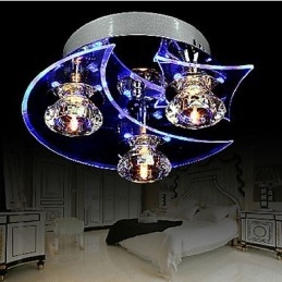 Lustr Modern Crystal Living 3 Lights