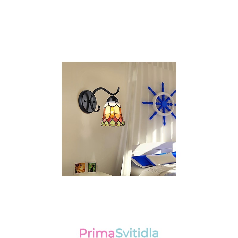 Rustic Lodge Painting Funkce pro nástěnné svítidlo Downlight nástěnné světlo