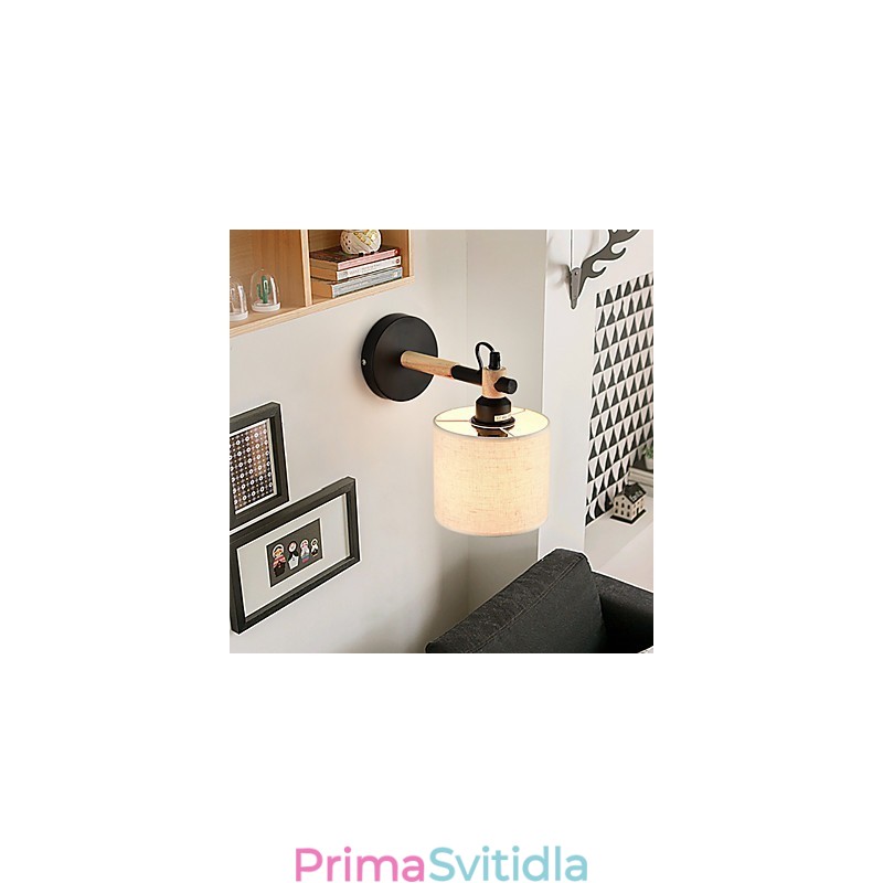 Látkové nástěnné svítidlo Moderní současná funkce Okolní nástěnné svítidlo