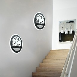 Noční lampa Nástěnná lampa Ložnice Světla obývacího pokoje Moderní minimalistická kreativní chodba Akrylová lampa