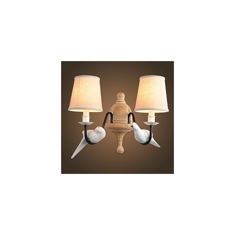Rustikální Lodge Jednoduché Vintage Malba Funkce Ambient Light Wall Sconces Wall Light