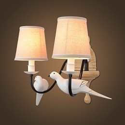 Rustikální Lodge Jednoduché Vintage Malba Funkce Ambient Light Wall Sconces Wall Light