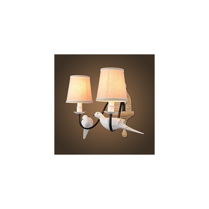 Rustikální Lodge Jednoduché Vintage Malba Funkce Ambient Light Wall Sconces Wall Light
