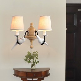 Rustikální Lodge Jednoduché Vintage Malba Funkce Ambient Light Wall Sconces Wall Light