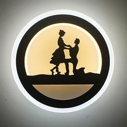 Dekorační lampa u postele Ložnice Kreativní obývací pokoj Lampa do světelné chodby Moderní minimalistická nástěnná lampa