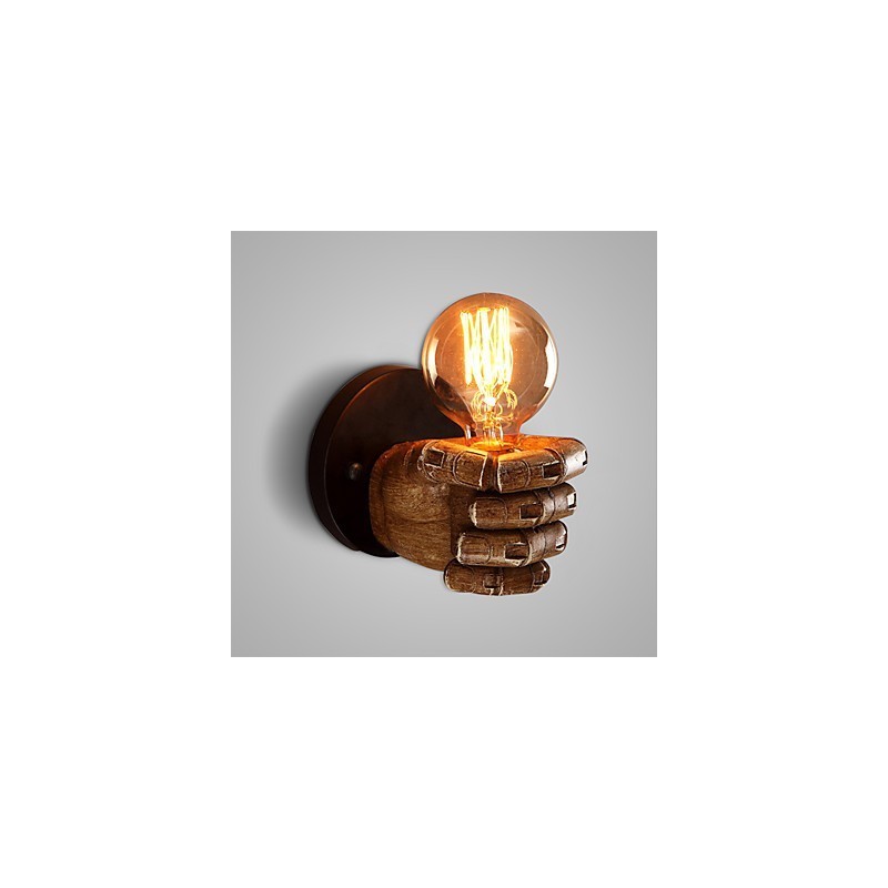 Loft industriální Cafe nástěnné svítidlo Resin nástěnné svítidlo Lodge Antique Vintage Retro Paint Funkce pro Mini styl Ambient Light Nástěnné nástěnné svítidlo