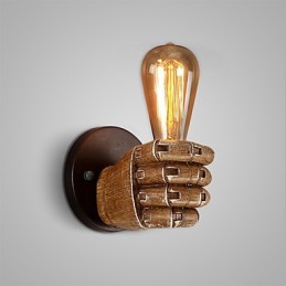 Loft industriální Cafe nástěnné svítidlo Resin nástěnné svítidlo Lodge Antique Vintage Retro Paint Funkce pro Mini styl Ambient Light Nástěnné nástěnné svítidlo