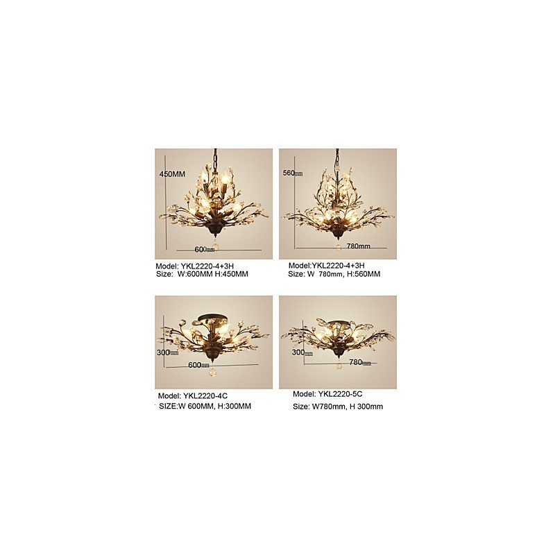 Vintage křišťálový zapuštěný kov černý nebo zlatý