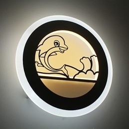 Moderní minimalistická nástěnná lampa do ložnice Noční lampa Dětská kreativní nástěnná lampa Osobnost schodišťová lampa Akryl