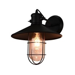 Nástěnné světlo Nástěnné svítidla Nástěnná lampa Němá černá lampa se světelným mečem na zdi