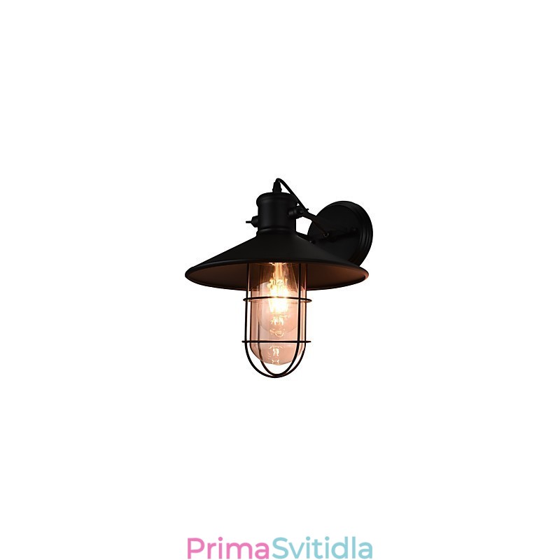 Nástěnné světlo Nástěnné svítidla Nástěnná lampa Němá černá lampa se světelným mečem na zdi