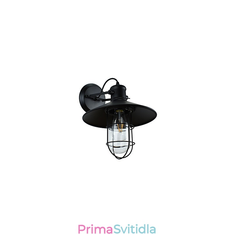 Nástěnné světlo Nástěnné svítidla Nástěnná lampa Němá černá lampa se světelným mečem na zdi