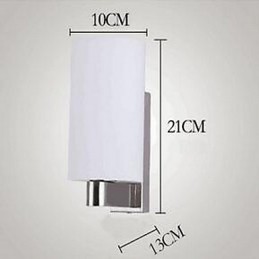 Moderní moderní galvanicky pokovené nástěnné svítidlo Uplight Wall Sconces