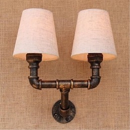 Rustic Lodge mosazný prvek pro nástěnné svítidlo s okolním osvětlením