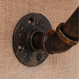 Rustic Lodge mosazný prvek pro nástěnné svítidlo s okolním osvětlením