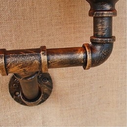 Rustic Lodge mosazný prvek pro nástěnné svítidlo s okolním osvětlením