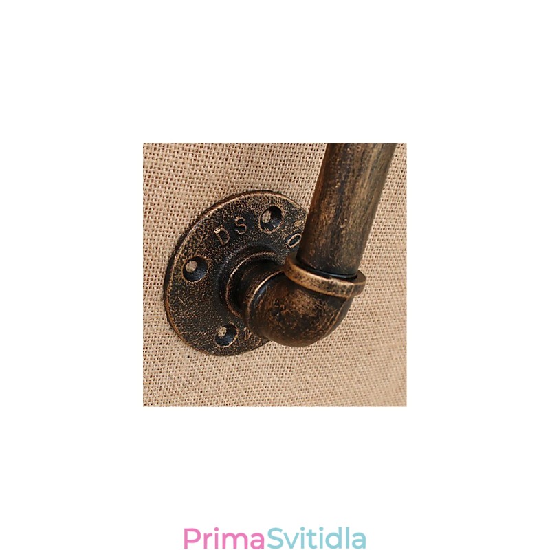 Dekorativní nástěnné malé nástěnné svítidlo Nostalgie Simple Water Pipe