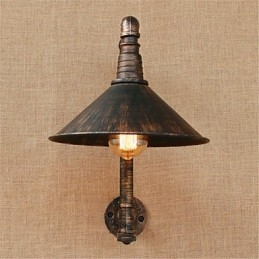 Rustic Lodge Country Antique Mosazný prvek pro nástěnné svítidlo s okolním osvětlením