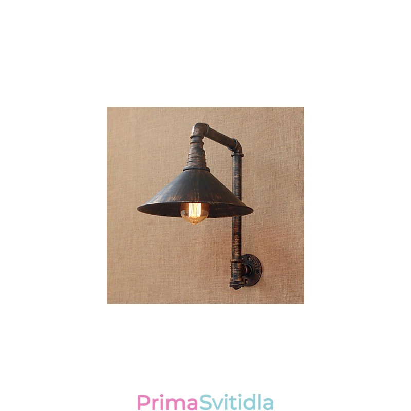 Rustic Lodge Country Antique Mosazný prvek pro nástěnné svítidlo s okolním osvětlením