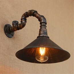 Rustic Lodge Country Black Oxide Finish Funkce pro nástěnné svítidla s okolním osvětlením