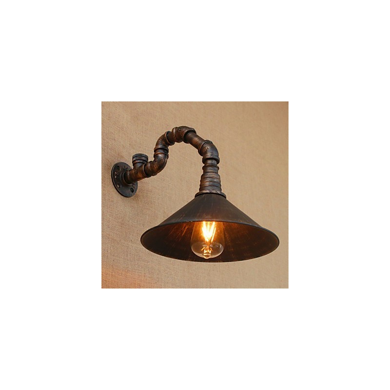 Rustic Lodge Country Black Oxide Finish Funkce pro nástěnné svítidla s okolním osvětlením