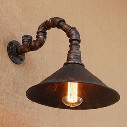 Rustic Lodge Country Black Oxide Finish Funkce pro nástěnné svítidla s okolním osvětlením