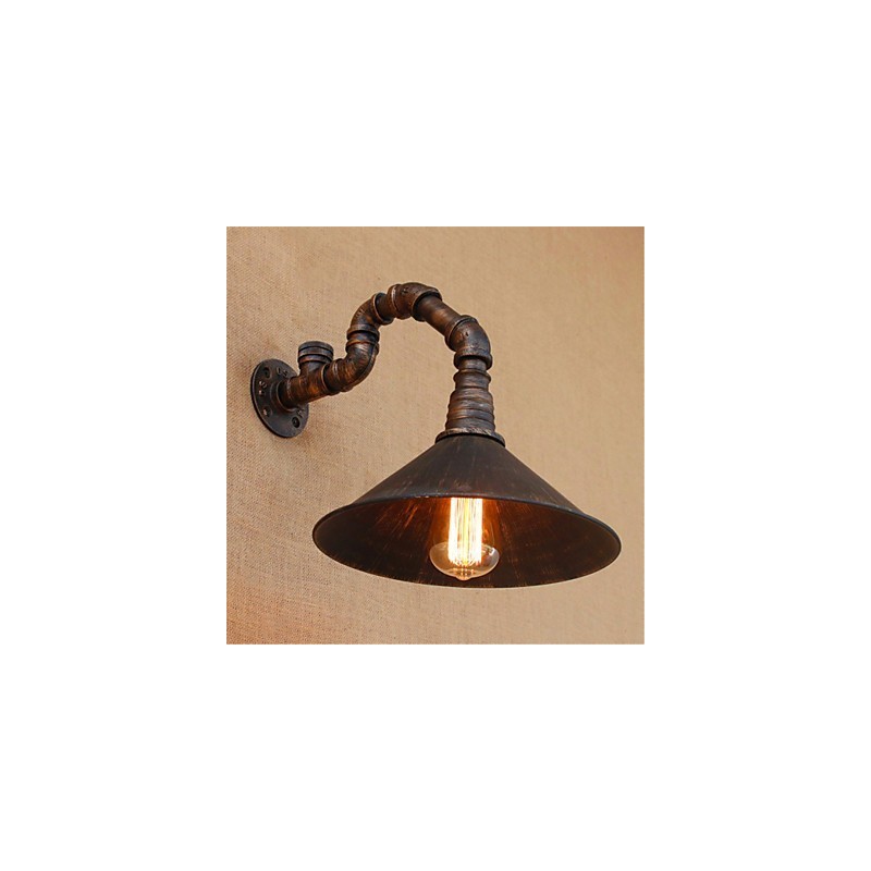 Rustic Lodge Country Black Oxide Finish Funkce pro nástěnné svítidla s okolním osvětlením