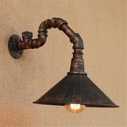 Rustic Lodge Country Black Oxide Finish Funkce pro nástěnné svítidla s okolním osvětlením