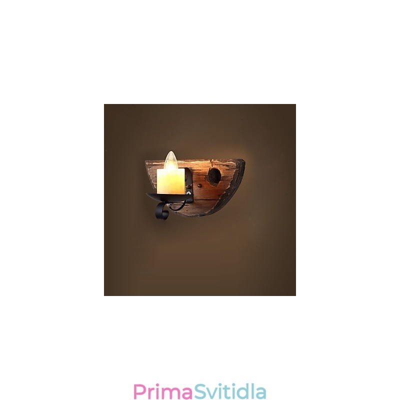 Nástěnné svítidlo s nástěnným osvětlením ve stylu rustikálního domku pro nástěnné svítidlo s okolním osvětlením v mini stylu